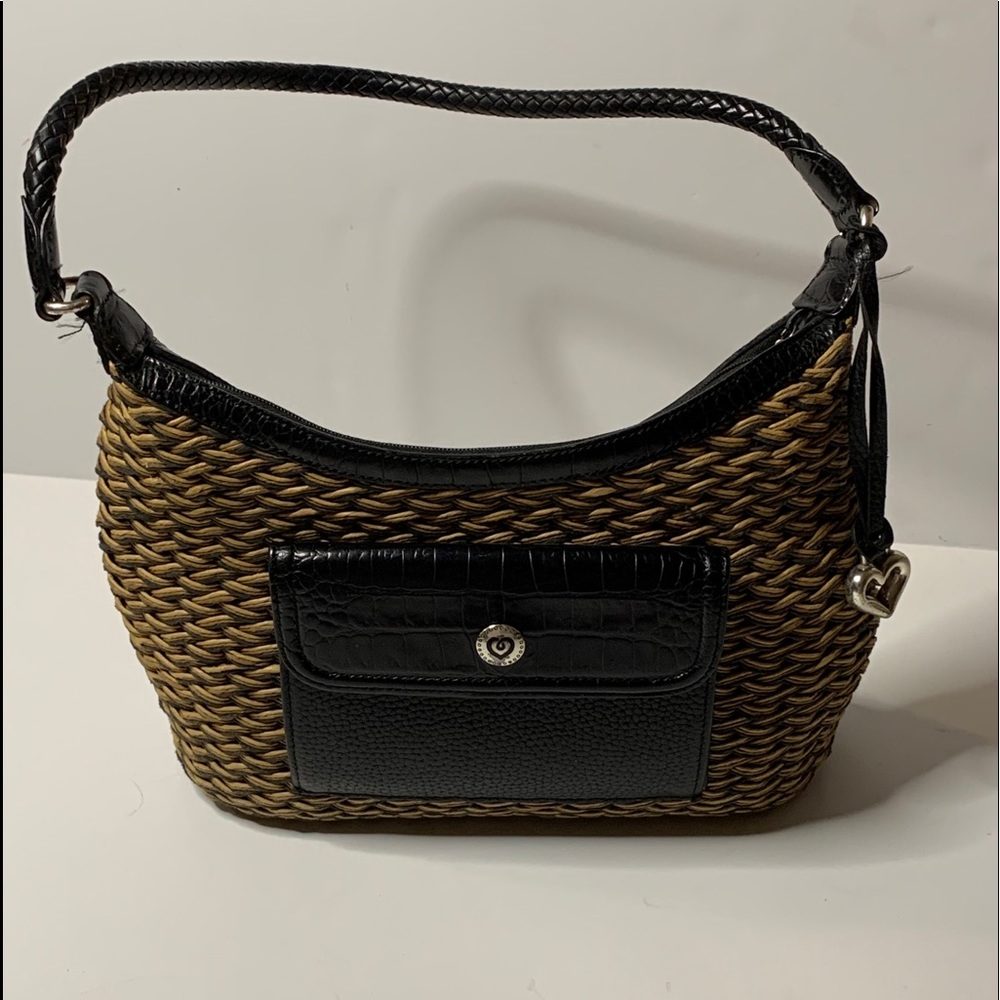 Brighton Edna Woven and leather Purse